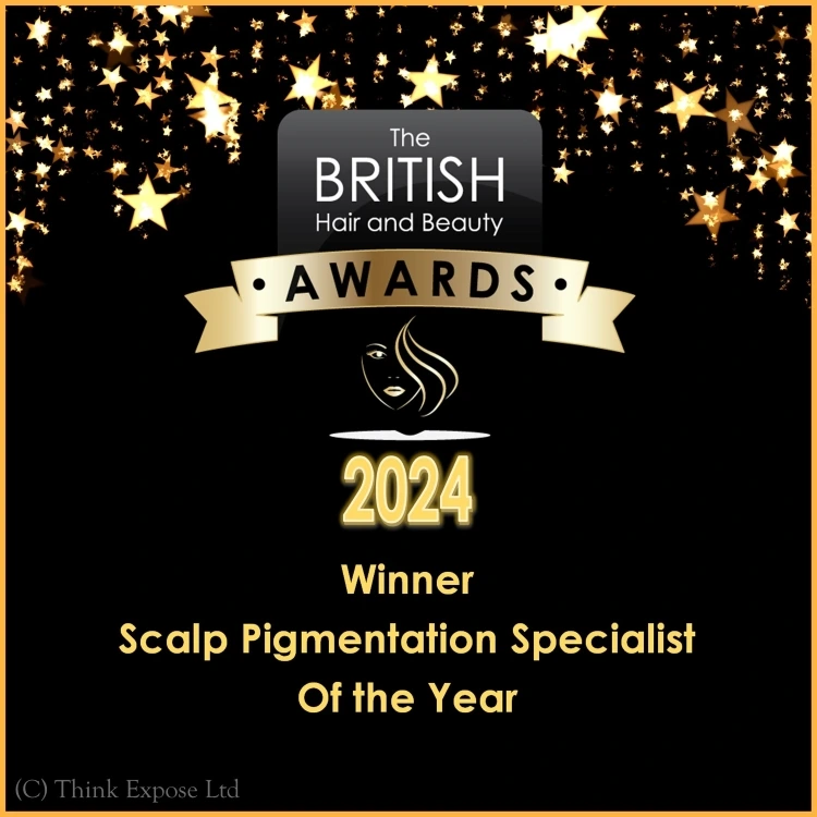 National micropigmentation award certificate recognising micropigmentation expertise