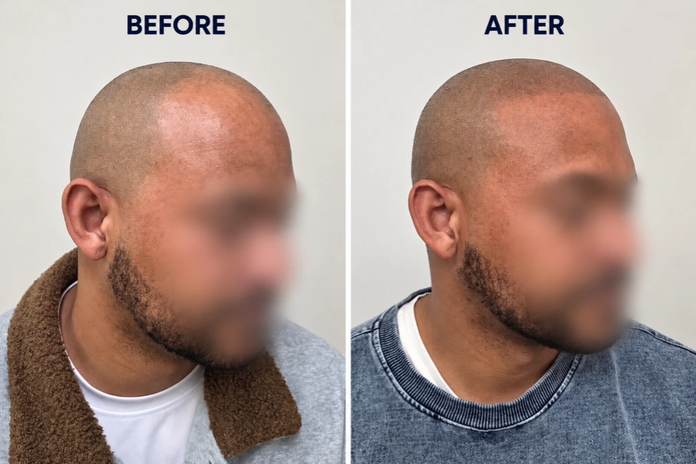 Scalp Micropigmentation for Receding Hairlines